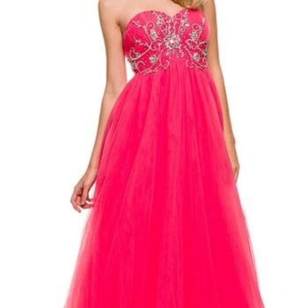 NEW! Beautiful Long Evening Dress w/ Corset Back